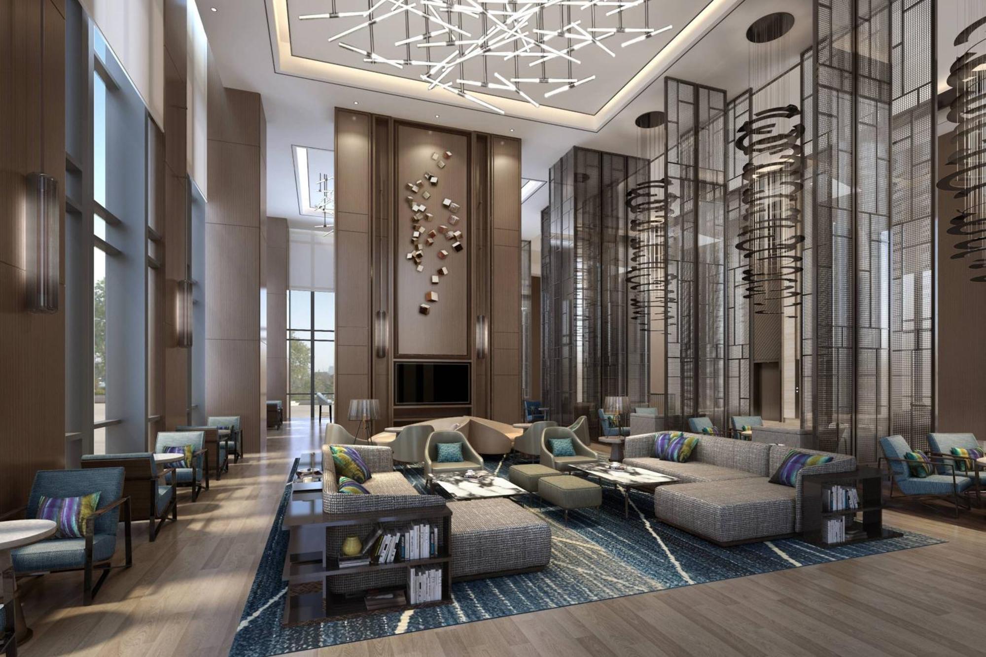 Shanghai Marriott Hotel Pudong South Nanhui Exterior foto
